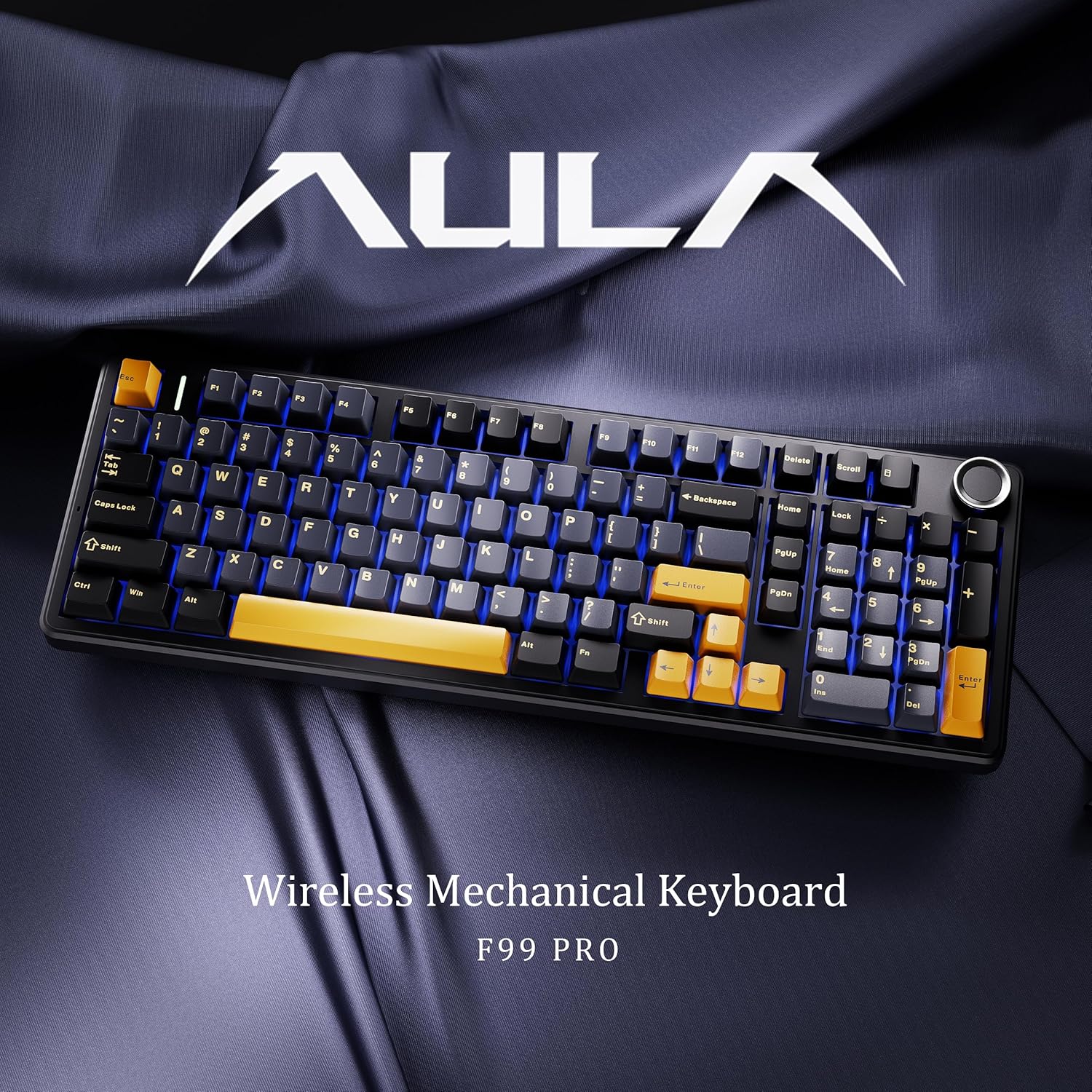 Gaming Keyboard Hot Swappable - Clavier mécanique de jeu AULA F99PRO,
