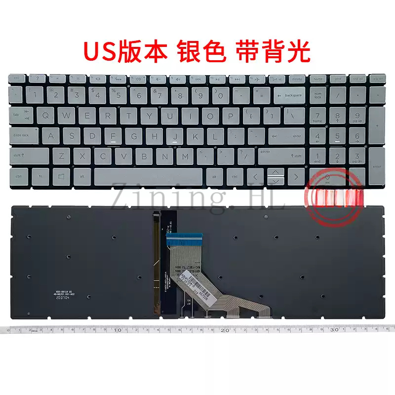 Gaming Keyboard Hp - Clavier rétroéclairé pour HP Pavilion 15-DA/CX/DB/DX,