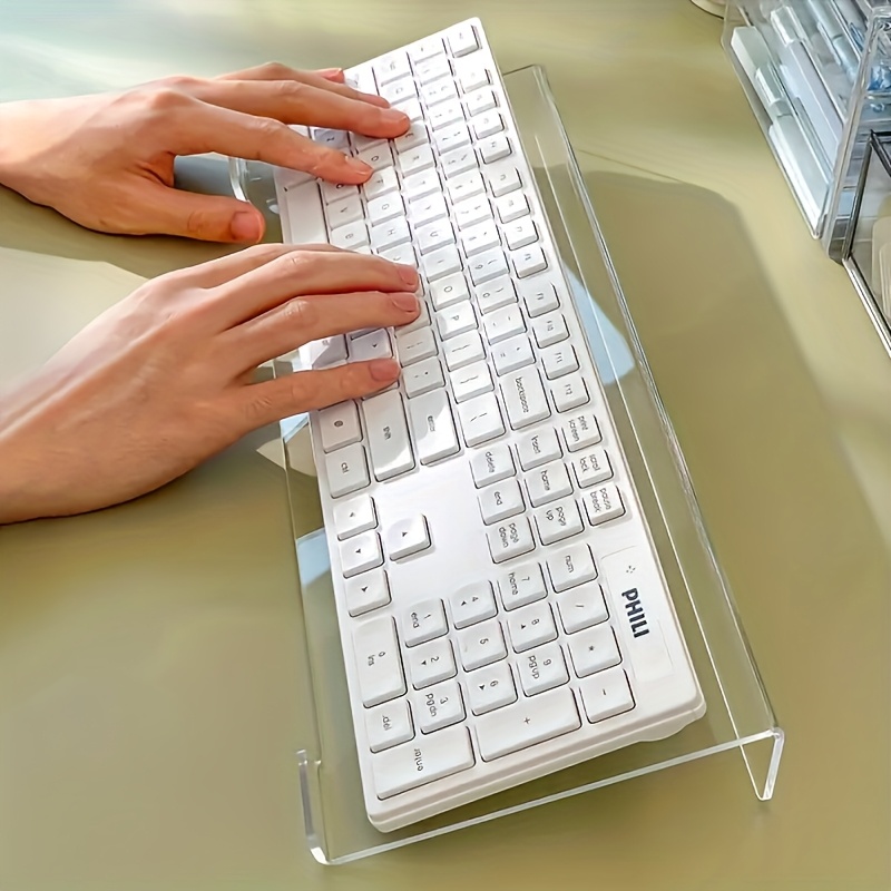Gaming Keyboard Brand - Support de clavier en acrylique, organisateur