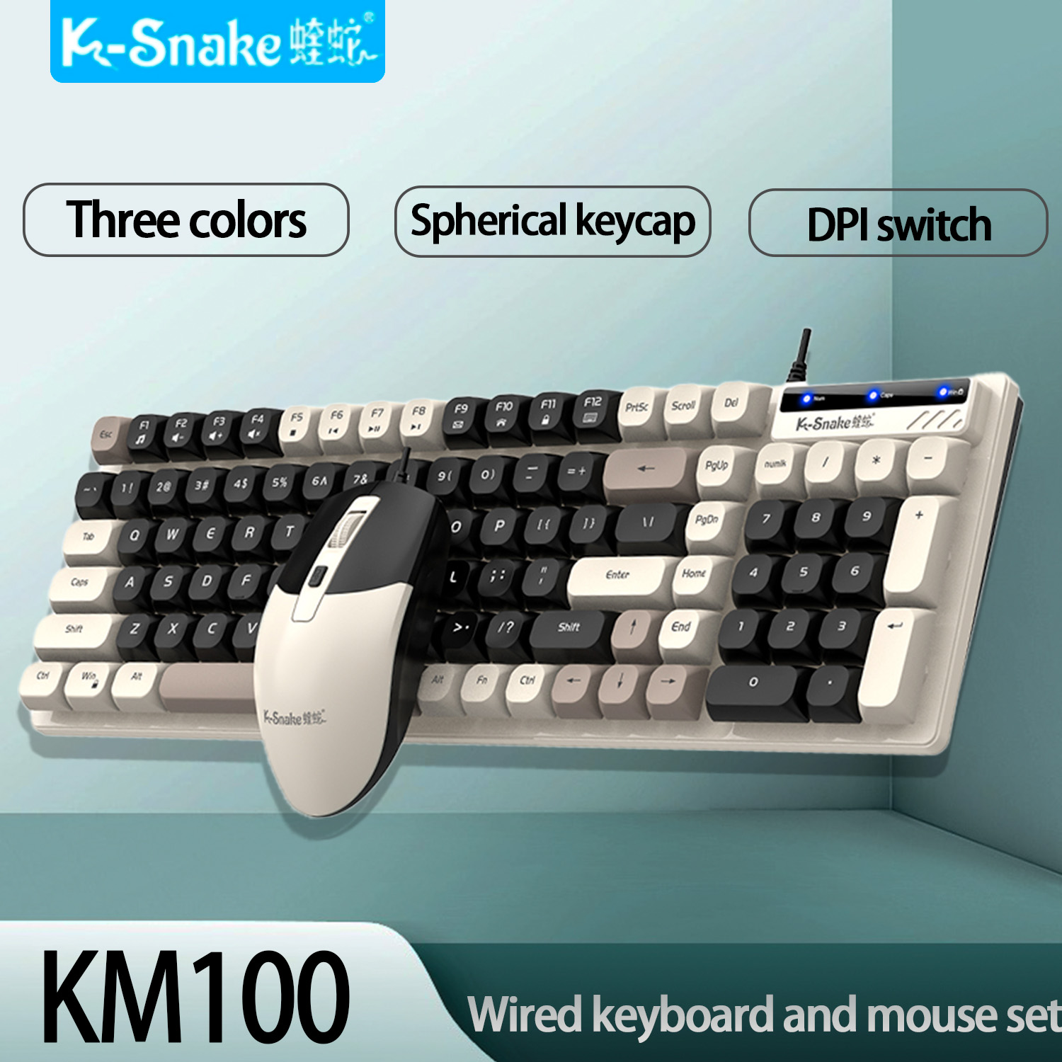 Gaming Keyboard And Mouse For Xbox - K-Snake KM100 ensemble clavier et souris