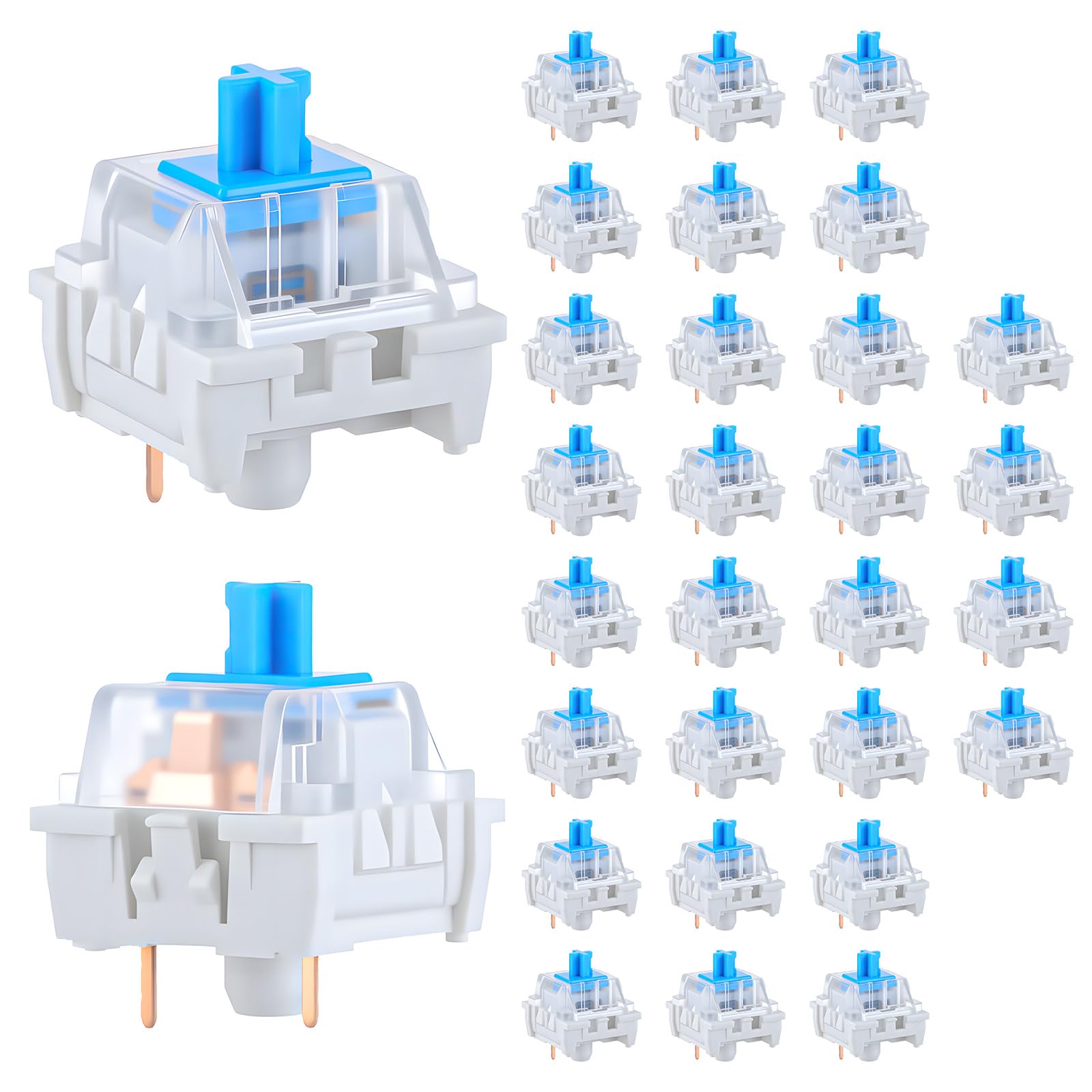 Keyboard Gaming Blue Switch - Commutateurs de clavier mécanique à 3