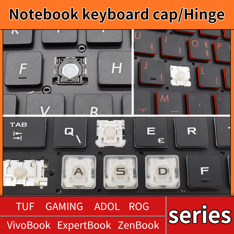 Gaming Keyboard Hp - Capuchons de touches de remplacement, charnière