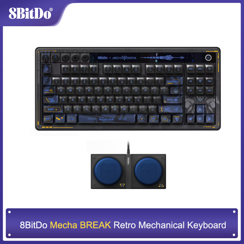 Gaming Keyboard Hot Swappable - Clavier mécanique rétro 8BitDo 87 –