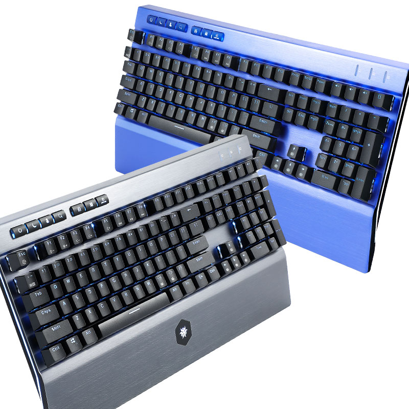 Keyboard Gaming Blue Switch - HEXGEARS GK739 clavier de conception échangeable