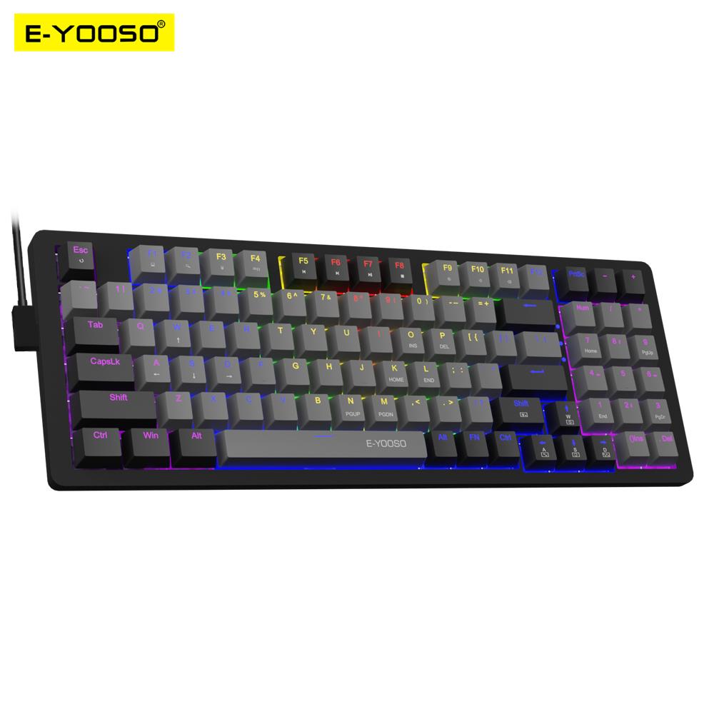 Keyboard Gaming Blue Switch - E-YOOSO Z94 USB clavier de jeu