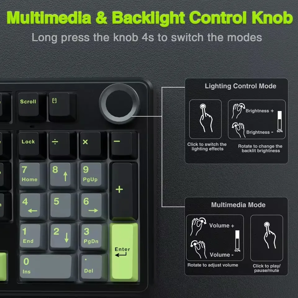AULA F99PRO clavier mécanique  - Gaming Keyboard Hot Swappable avis et prix
