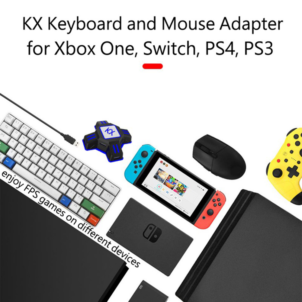 Adaptateur KX pour manette PS4 - Gaming Keyboard And Mouse For Xbox avis et prix
