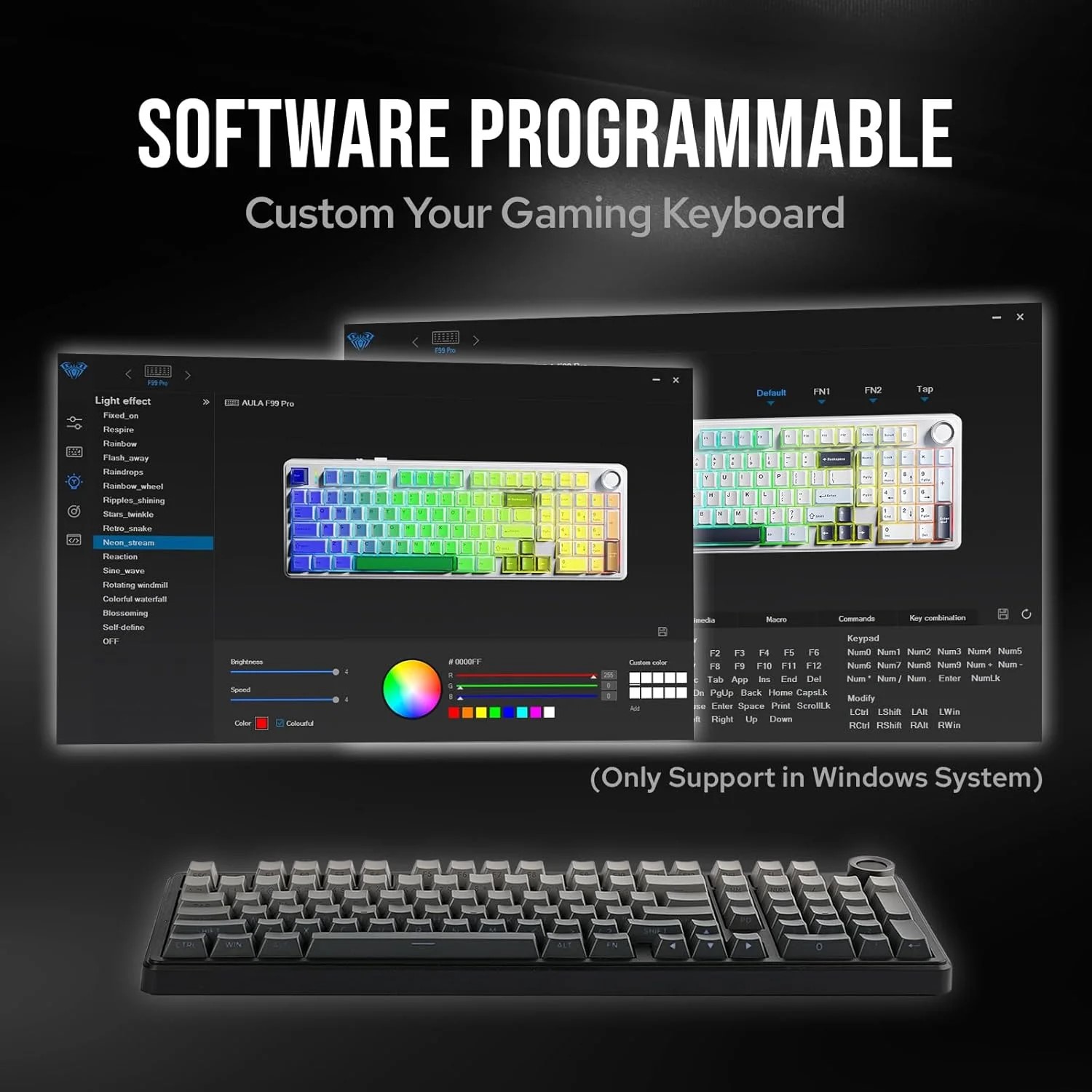Clavier mécanique de jeu AULA  - Gaming Keyboard Hot Swappable avis et prix