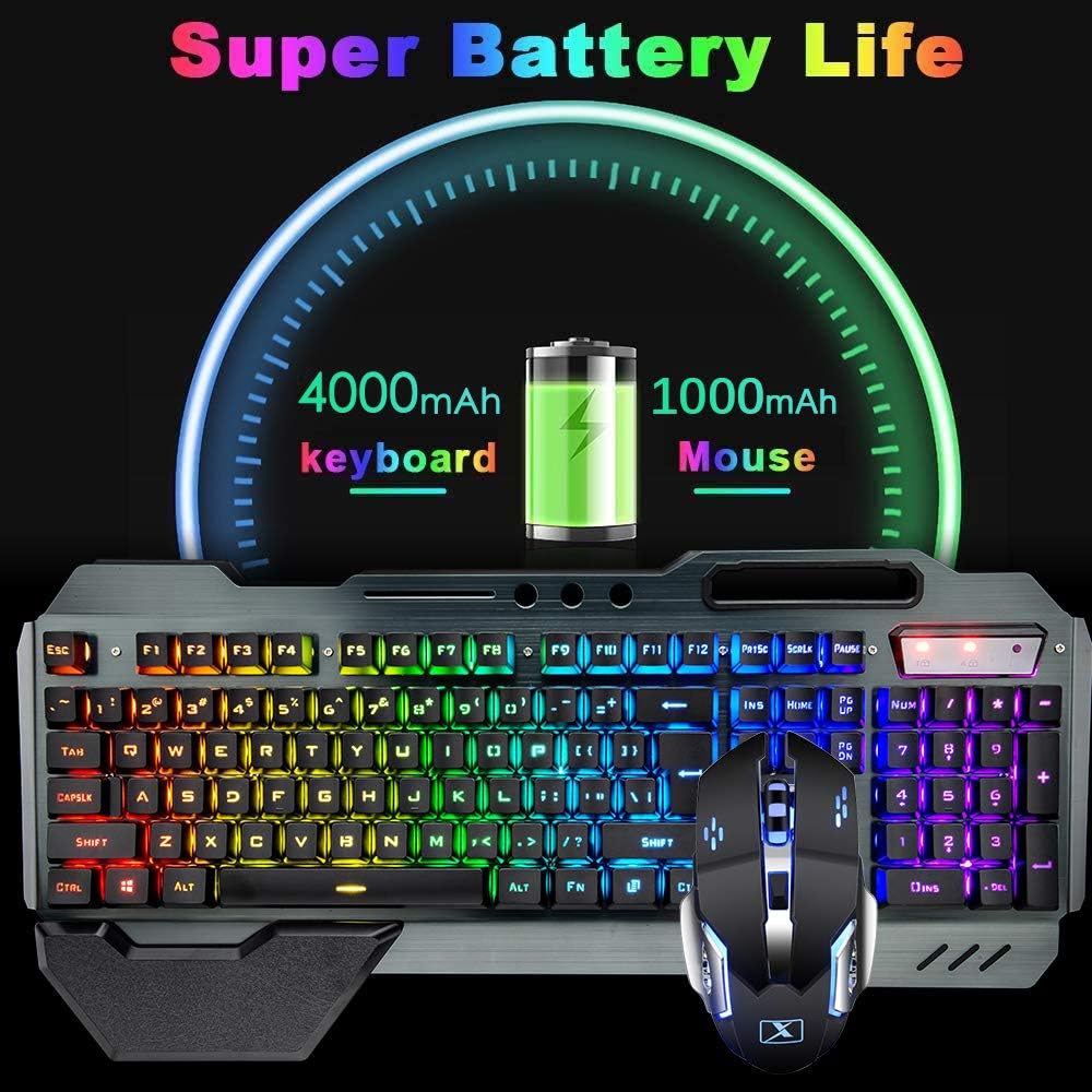 Clavier et souris de jeu sans  - Gaming Keyboard Mouse Combo avis et prix