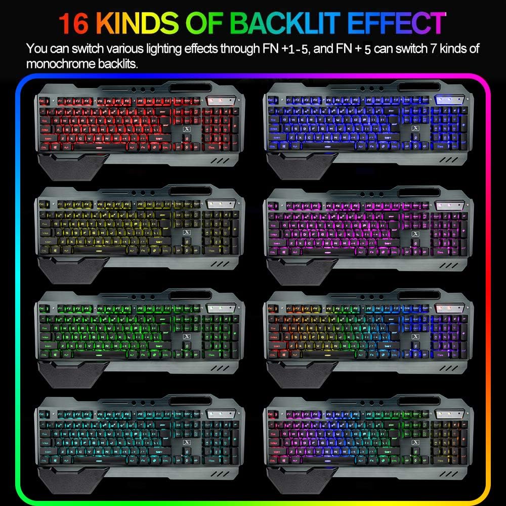 Clavier et souris de jeu sans  - Gaming Keyboard Mouse Combo avis et prix