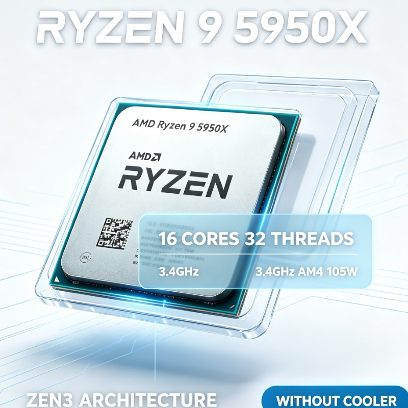 Processeur AMD Ryzen 9 5950X 1 - Amd Cpu Ryzen 9 avis et prix
