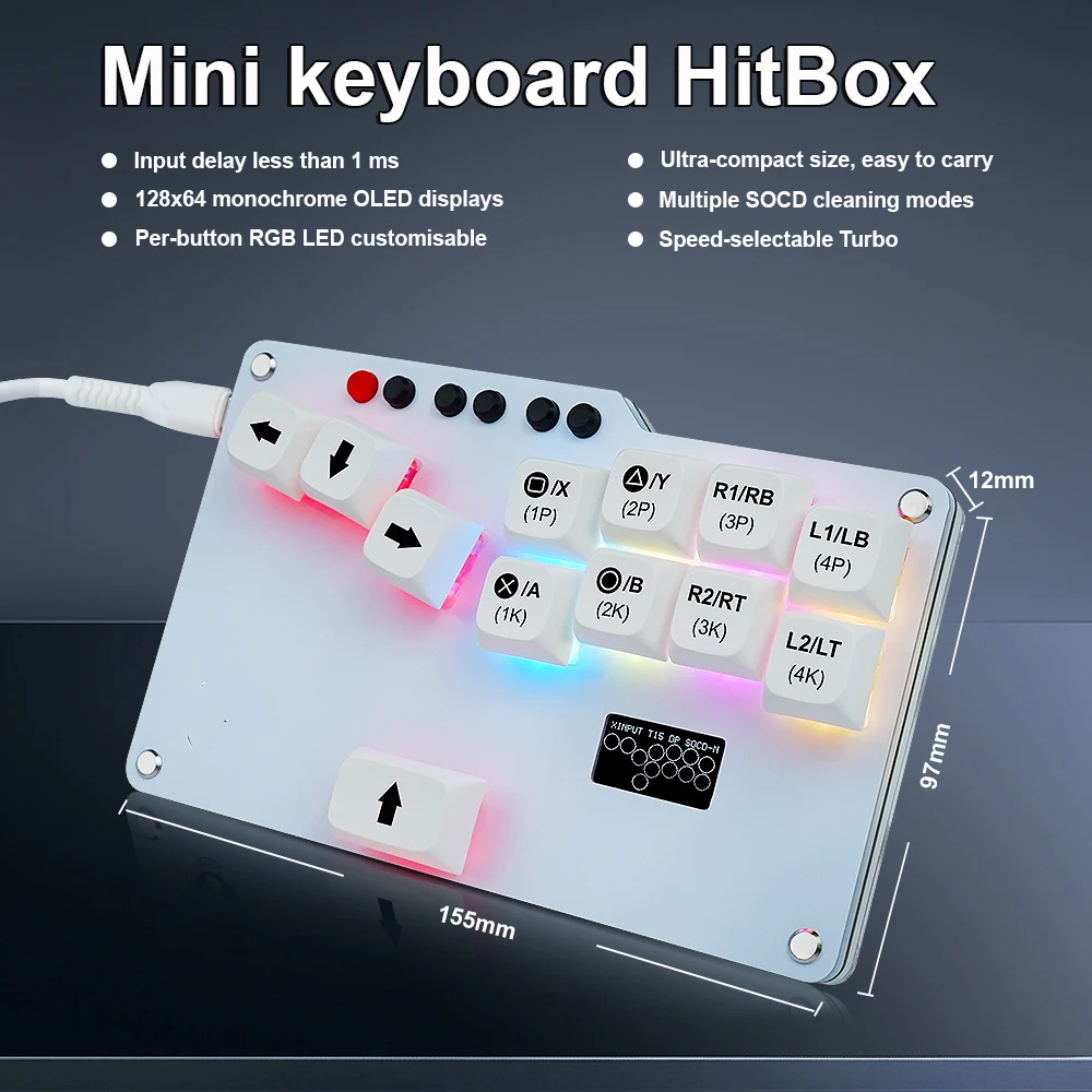 Hitbox-Mini clavier de poche G - Gaming Keyboard No Rgb avis et prix