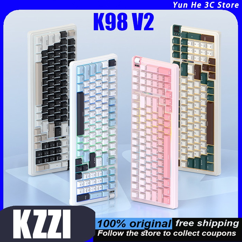 Clavier mécanique KZZI K98 V2, - Gaming Keyboard Hot Swappable avis et prix