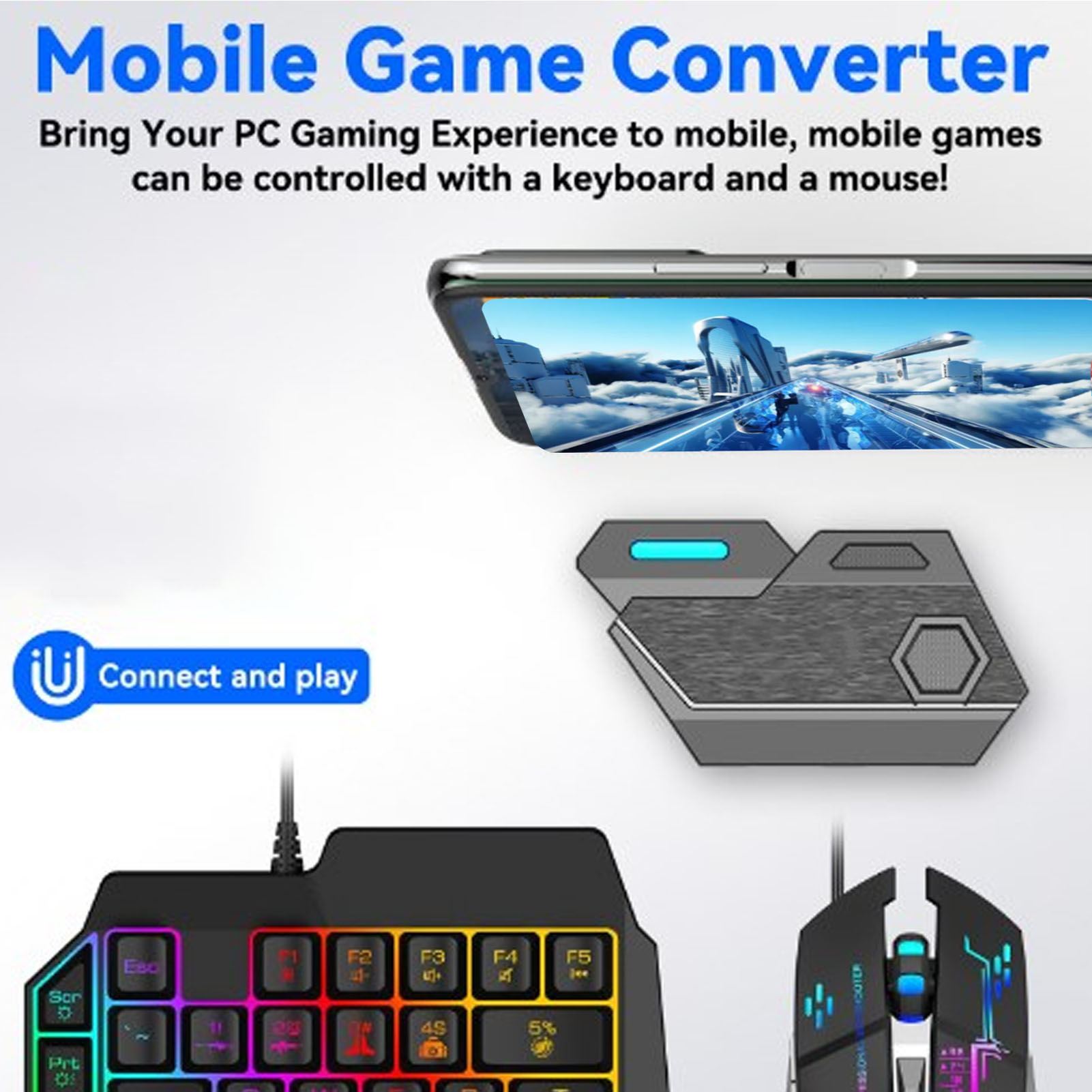 Pack combiné de jeu Mobile, co - Gaming Keyboard Mouse Combo avis et prix