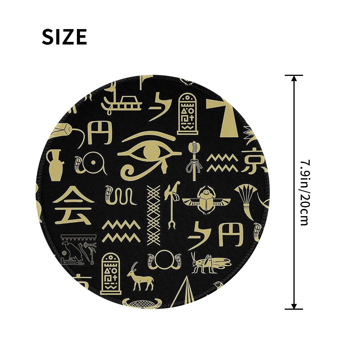 Tapis de souris rond avec dieu - Gaming Keyboard Egypt avis et prix
