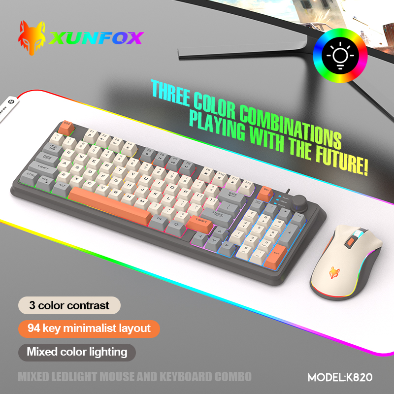 K820 USB filaire jeu clavier s - Gaming Keyboard And Mouse For Xbox avis et prix