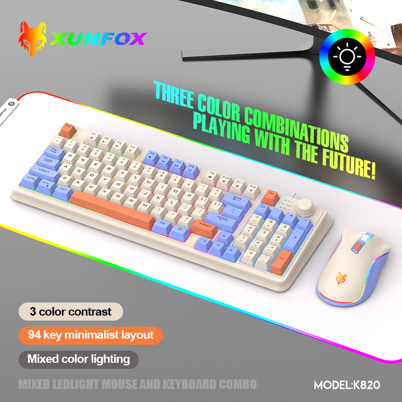 K820 USB filaire jeu clavier s - Gaming Keyboard And Mouse For Xbox avis et prix