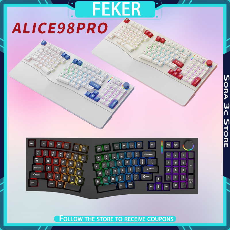 FEKER Alice98pro Clavier Mécan - Gaming Keyboard Hot Swappable avis et prix
