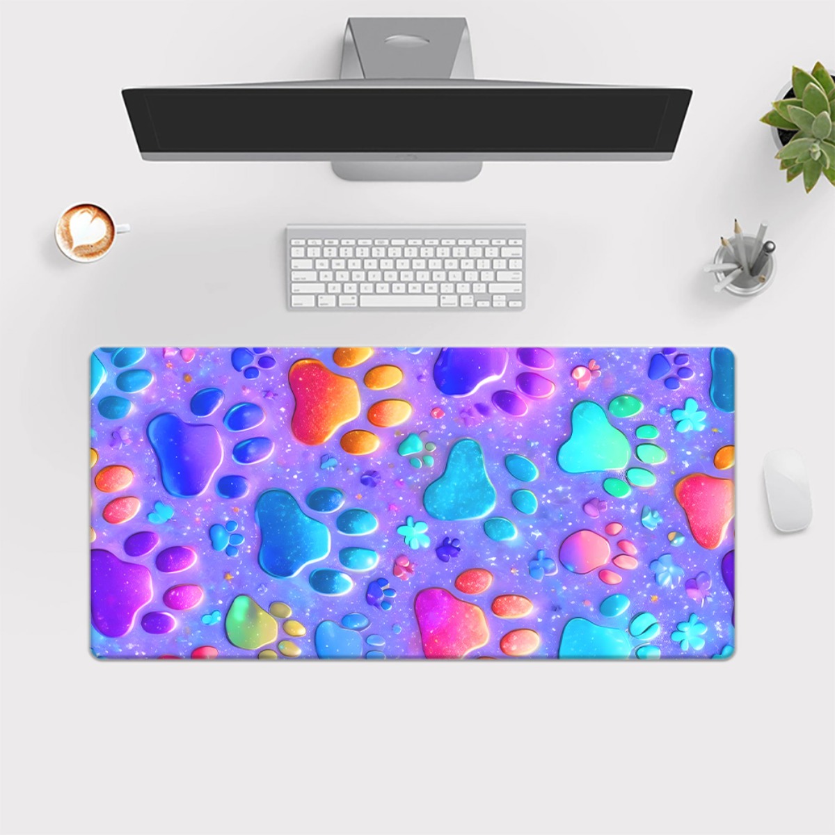 Tapis de bureau en fer forgé d - Gaming Keyboard Brand avis et prix