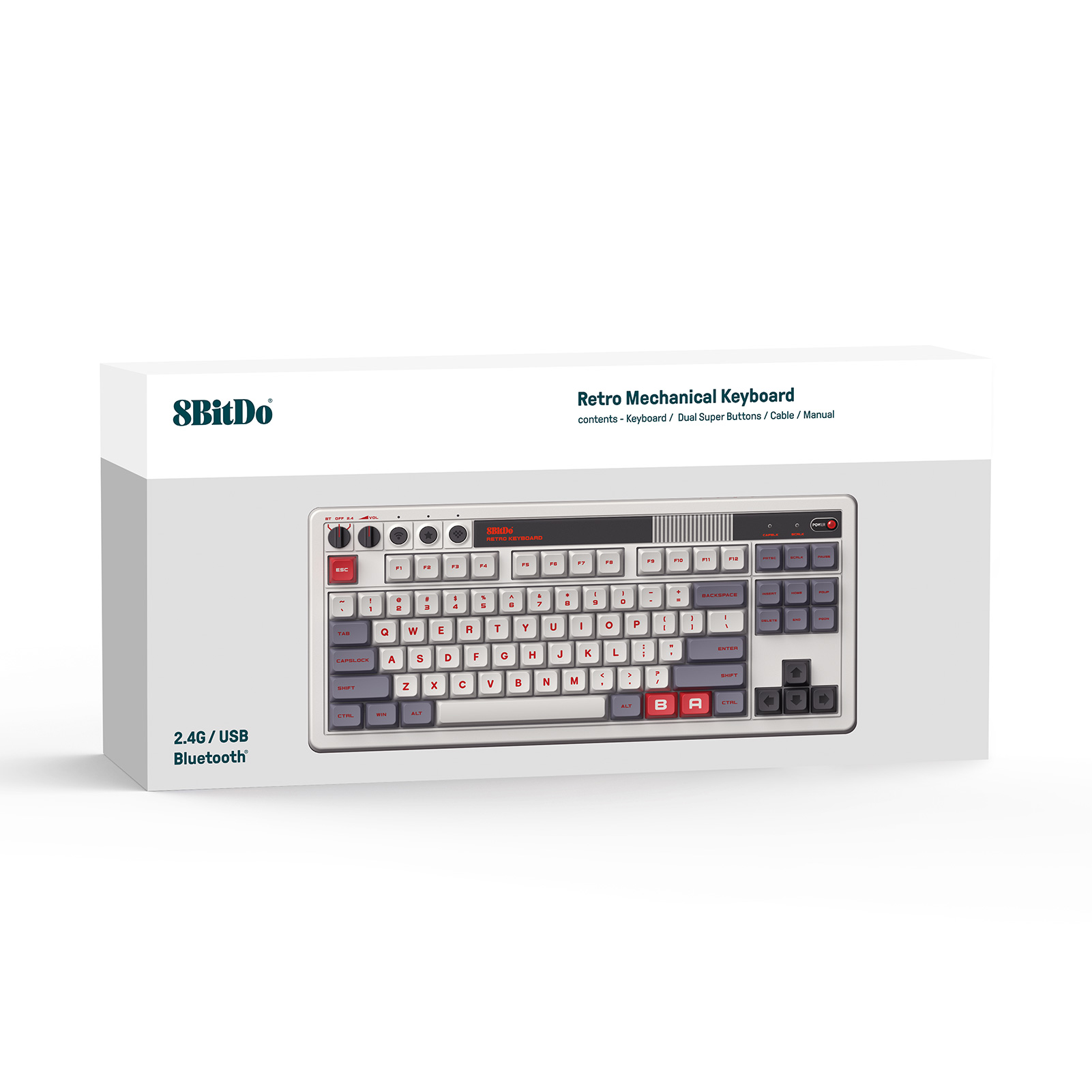 8Bitdo Clavier mécanique rétro - Gaming Keyboard Hot Swappable avis et prix